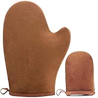 2 pack Self Tanning Mitt Applicator - Mitt Sunless Tanning Mitt Self Tanner Mitt Self Tan Mitt Self Tanner Applicator Mitt Tan Applicator Mitt With Thumb Ultra Soft Tanning Glove Self Tanner Gloves