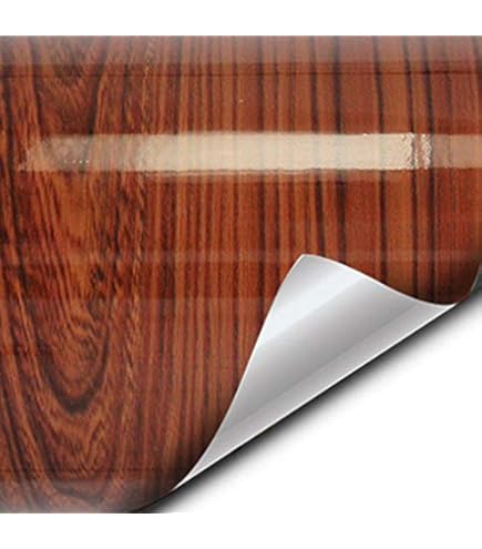 Amazon.com: VVIVID High Gloss Red Cedar Striped Wood Grain Faux