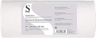 S-PRO White Couch Roll 10 Inch - Multi-Purpose Two-Layer Roll