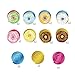 CC HOME 15Pack Donut Cake Hanging Swirls Doughnut Dessert Ceiling Streamer Birthday Party Decorations Donut Themed Party Favors for Holiday Baby Shower Home Decoration Party Supplies