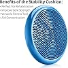 Core-Balance-Cushion-Physio-Wobble-Cushion-For-Chair-Inflatable-Stability-Trainer-Sensory-Cushion-ADHD-Rehabilitation-Kids-Adults-33cm Core Balance Wobble Cushion Physio, Air Stability Cushion, Inflatable Core Trainer, Sensory Cushion for Chair, Pump…