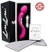Original Lulu 8 Therapeutic Massager Cordless Wand. Stylish with 3 Speeds and 7 Pulsating Patterns. USB Rechargeable 2 Hour Battery, Free Travel Bag, Curved to Reach All Areas