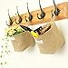 Acronde 3PCS Mini Hanging Storage Bag Cotton Linen Small Storage Basket Collapsible Convenient Decor Bin Bag for Room Wall Door Closet (Dot)