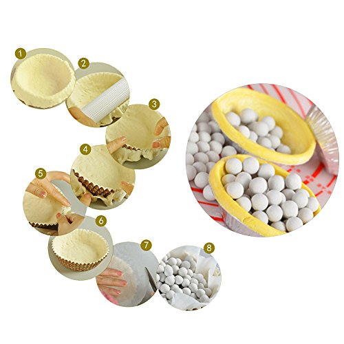 Aneil Cordierite Baking Heavy Steam Stone Pie Tart Custard Pan Stone High Temperature Resistance