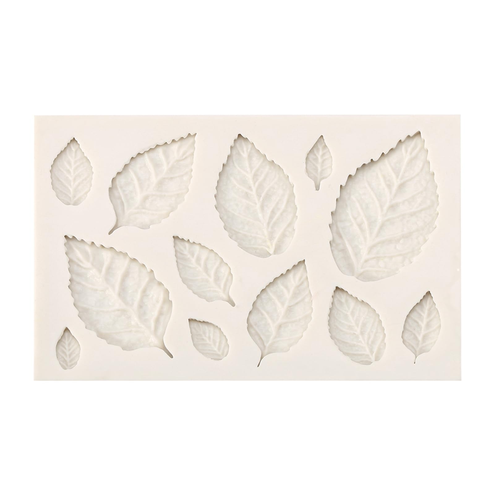 WGFOIP Silicone Leaf Mould, Non Stick Chocolate Leaves Mold DIY Baking Tool Fondant Moulds for Fondant Cake Decoration