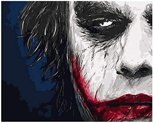 Tudingh プッシュピン塗装diy 絵画悲しい泣いているピエロ男性フィギュア結婚式の