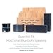 MobileVision Bamboo Charging Station w/Cutout for Bluetooth Portable Wireless Speaker and Docking Stand use w/DKnight MagicBox, Anker Classic & More