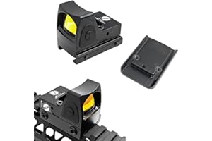 APLUSGEAR Reflex Sight Scope Mini Sight 3.25 MOA Red Dot Sight Scope w/ 20mm Rail Mount and G 17 Mount for Pistol Gun Combact