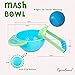 RyanLemon Baby Feeding Set, Silicone Baby Led Weaning Set, Suction Plate and Bowl, Pocket Bib, Spoon Fork, Toddler Flatware Set for Babies 6 Months+, Navy Blue