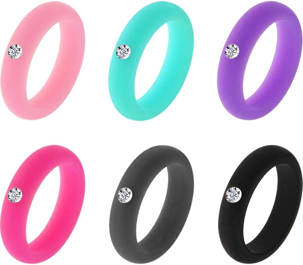 Jewellery & Watches Fan Shop Stackable Silicone Engagement Bands Men