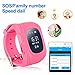 TKSTAR Gps Tracker Smart Watch Phone Two-way Call for Kids with SIM Slot SOS Call Anti-lost Alarm Remote Monitor GPS/LBS Locator Smart Bracelet Watch Support Android IOS No Subscription Fee Q50