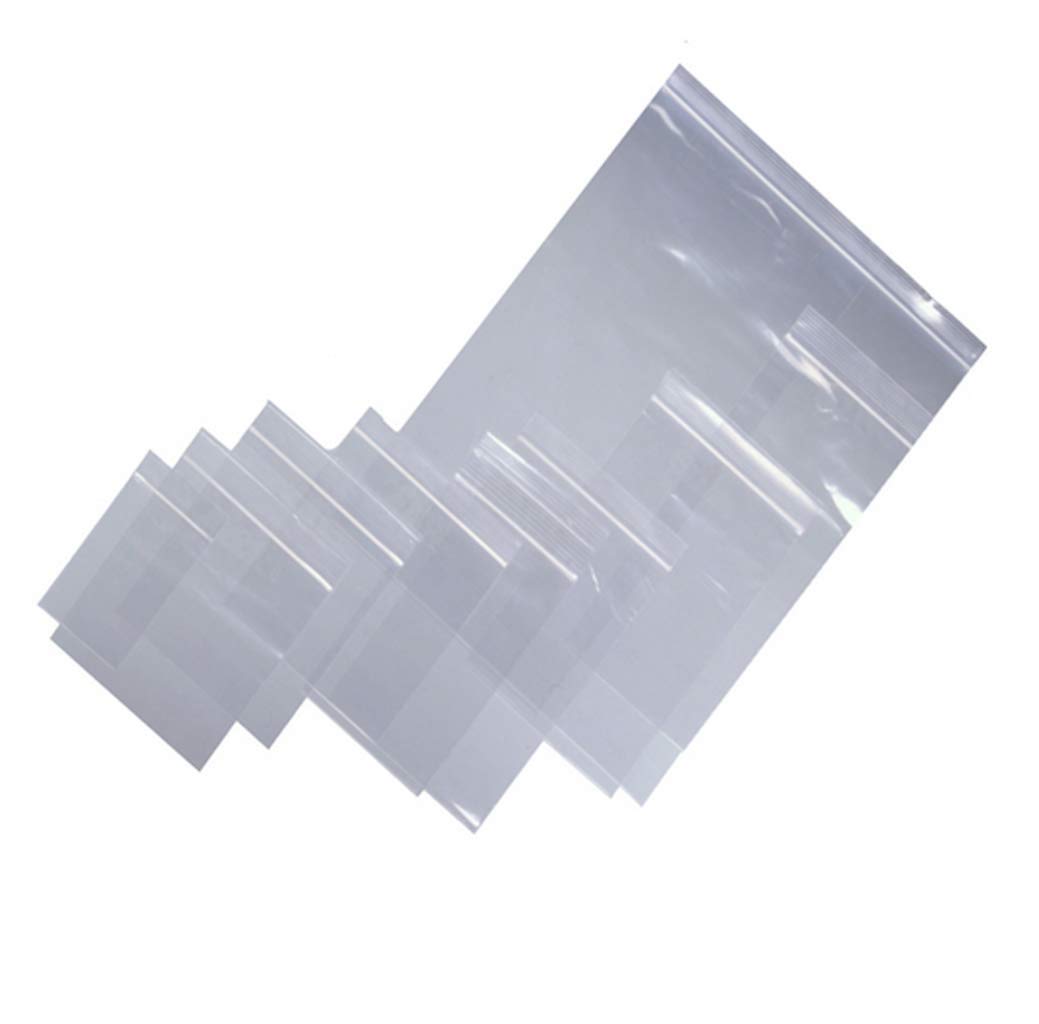 100 Grip Seal Bags 4 x 5.5 Inch 200g Strong Reusable Zip Lock