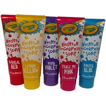 vibrant crayola soap finger paint pack colors crayon assorted scented oz bathtub