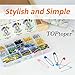 500Pcs Assorted Safety Pins, 7 Sizes Durable Metal Safety Pins 19mm - 54mm for Home Office Use DIY Art Craft Sewing Jewelry Making with Storage Box (500Pcs)