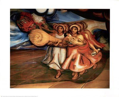 Safety of All Mexicans by David Alfaro Siqueiros - 27x22 Inches - Art Print Poster