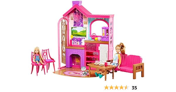 barbie log cabin