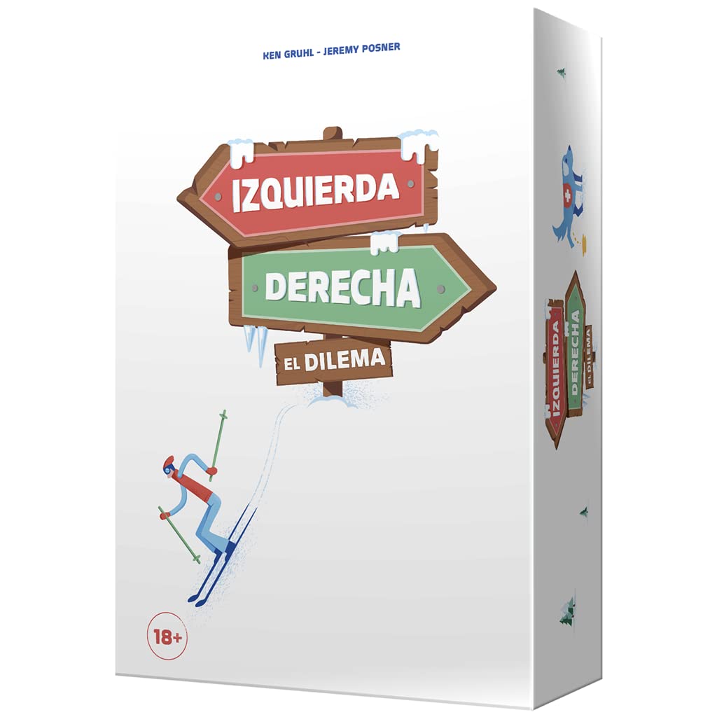 Cojones Games Left Right, The Dilemma - Spanish Card Game, LRDSP01