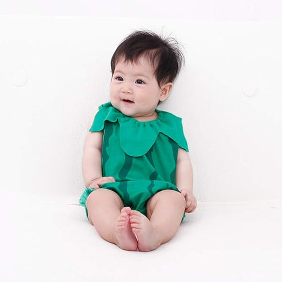 Amazon Rnrisi 赤ちゃん 服 エルフ ベビ新生児服 寝相アート赤ちゃん コスプレニューボーンフォト小物 ベビーようひん 新生児ベビー服 コスプレ に適用する 男の子 女の子 新生児 スイカ 90 キッズコスチューム 服 ファッション小物