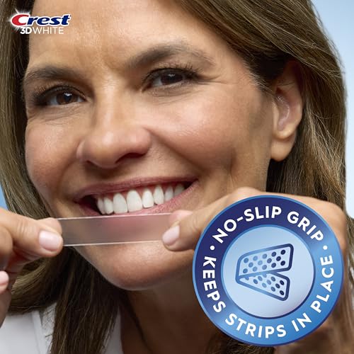 Crest 3D Whitestrips Sensitive At-home Teeth Whitening Kit, 18 Treatments, Gently Removes 15 Years of Stains