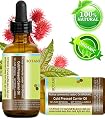 ORGANIC CASTOR OIL 100% Pure / Natural / Cold Pressed Carrier oil. 2 Fl.oz.- 60 ml. For Skin, Hair, Eyelashes, Brows and Nail Care. "One of the richest in ricinoleic acid and omega 6."