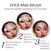 Eyebrow Stencil with Eyebrow Razor - Brow Stencil Ruler Shaping Template for DIY Grooming – Eyebrows Grooming Stencil Kit Reusable Styling Tool, 6 Unique Styles, 36 pairs (Stencils+Razors)