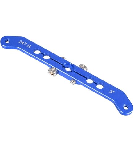 Uxcell Aluminium-Servoarm Doppelarm – 25T, M3-Gewinde, Für 7,6 Cm Futaba – In Violett