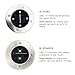 Tomshine Solar Ground Lights Disk Lights Outdoor Waterproof 4 LED Solar Garden Lights for Lawn Yard Deck Patio (Warm White, 4 Pack)