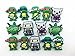 14 Ninja Turtles Shoe Charms for Croc Fits Shoes & Wristband Bracelet Party Kids Gifts