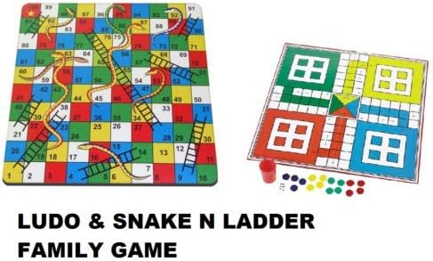 Ludo Snakes and Ladders Game Playing with Kids Children Family Entertainment New