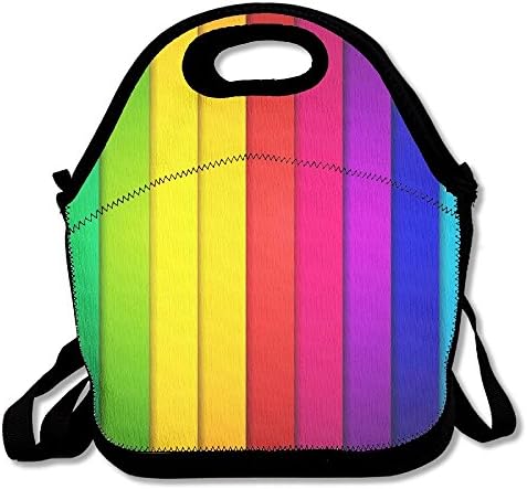 Fashion Cute Portable Multipurpose Bento Lunch Bag,Container For Women, Men, Kids,100% Polyester FiberColorful Patterns G