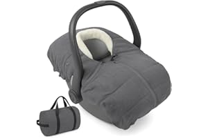 QUINTRIAE Winter Car Seat Cover for Baby – Cozy Infant Carseat Blanket Compatible with UPPAbaby Aria and Mesa and Most Car Seats | Warm Windproof Weather-Resistant Baby Carrier Cover for Boys & Girls
