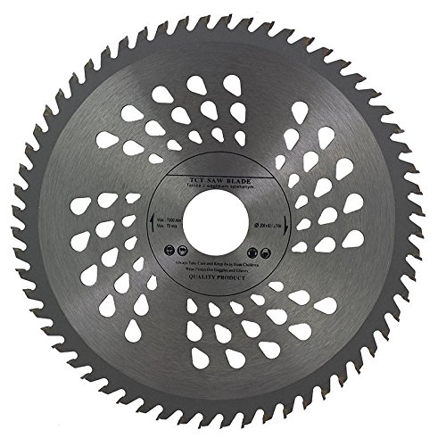 VOYTO 200mm Saw Blade (Skill Saw) 200mm x 32mm Bore (30mm & 28mm, 25.4mm With Reduction Rings) for Wood Cutting discs Circular 200mm x 32mm x 60 Teeth