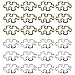 JETEHO 120Pcs Big Puzzle Pieces Charms Pendant Jewelry Findings for Jewelry Making Necklace Bracelet DIY, Antique Bronze & Antique Silver