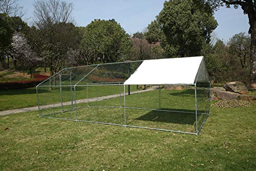 walnest Large Chicken Coop Chicken Cage Walk-in Pens Outdoor Ranch Crate Rabbit Chinchilla Ferret Gerbil Poultry Cage Enclosure Pet Exercise and Playpen Pen Pet Exercise with Cover