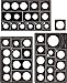 Alliance Model Works 1:35 Wheel Stencil Mask Set WWII German #LW35024