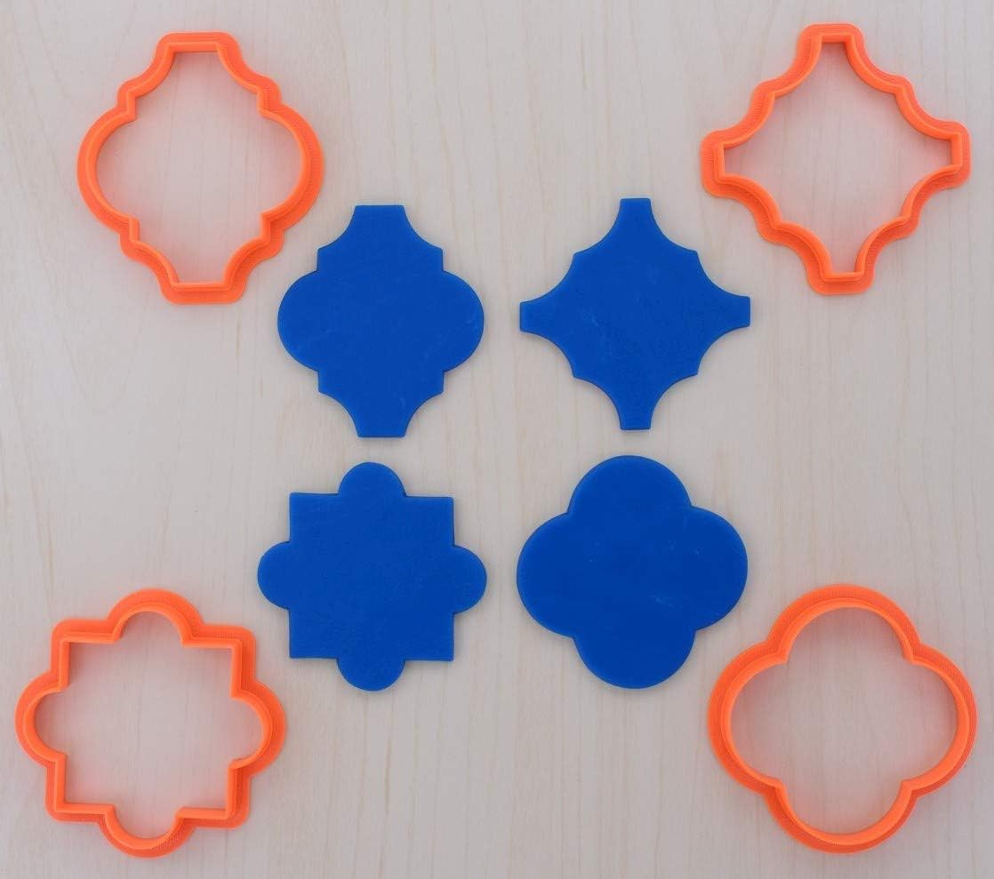 Moroccan Style Plaque Cookie Cutter Set (2 inches)