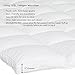 King Mattress Topper Down Alternative, Quilted Pillow Top Mattress Pad with 2
