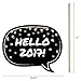 Big Dot of Happiness Pop, Fizz, Clink 2020 New Year's Party - Photo Booth Props Kit - 20 Count