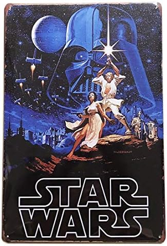 star wars metal sign