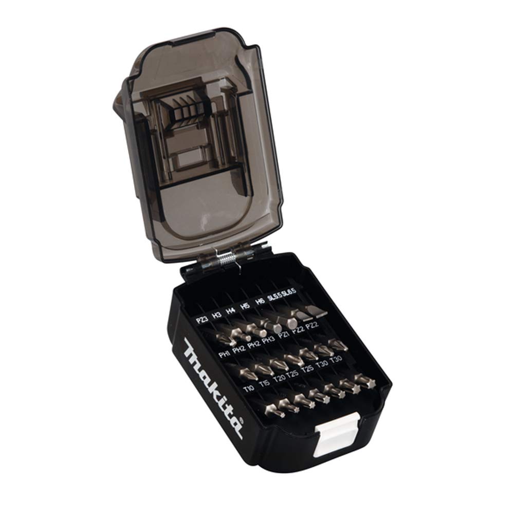 Makita B-68323 21 Piece Screw Bit Set Supplied in A Battery Shaped Case