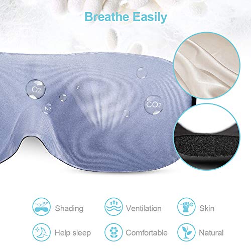 PaiTree-Sleep-Eye-Mask-2019-New-Design-Light-Blocking-Sleep-Mask-Soft-Skin-Friendly-Eye-Mask-for-Sleeping-Zero-Pressure-Best-Blinder-for-TravelSleepingShift-WorkMeditation-Navy