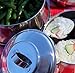 Stainless Steel Tiffin, 3-Tiered Metal India-Style Lunch Box / Bento / Cookie Container
