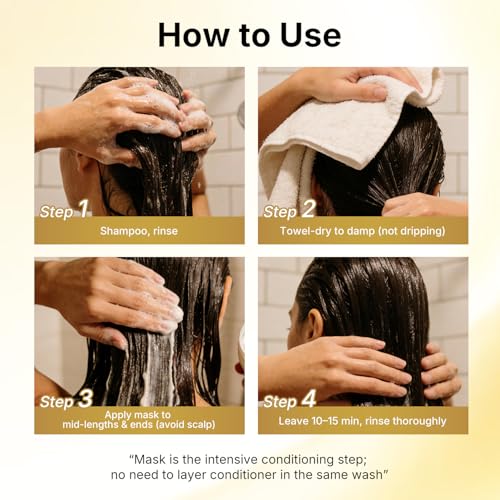 Karseell Travel Shampoo and Conditioner Set With Collagen Hair Mask, 3 Piece Carry On Vacation Kit, 70 Ml 70 Ml 100 Ml