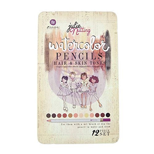 Prima Marketing Watercolor Pencils Hair & Skin Tones Set of 12