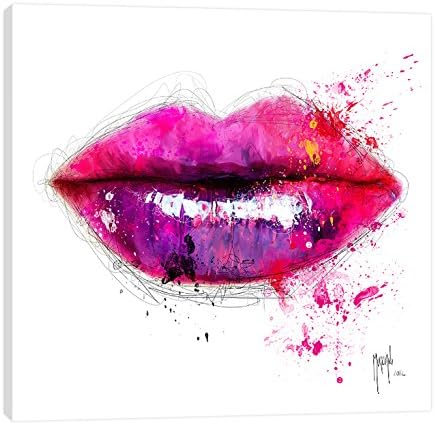 Jaxson Rea Color Of Kiss Wrapped Canvas by Patrice Murciano, 18" x 18"
