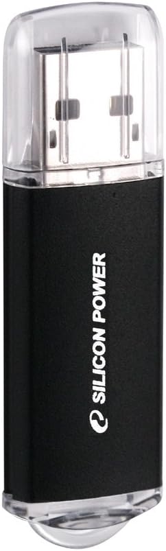 Silicon Power Ultima II-I Series 4 GB USB 2.0 Flash Drive - SP004GBUF2M01V1K (Black)