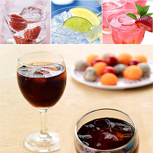3 Pack Easy Release Reusable Mini Ice Cube Trays - 96 Diamond Shape Molds