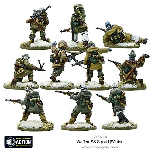 Warlord Games, Winter SS squadt, Bolt Action Wargaming Miniatures