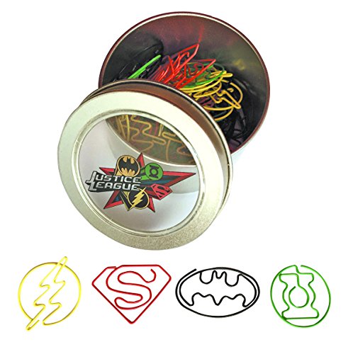 Icon Heroes Justice League Paper Clip Set (40 Piece)