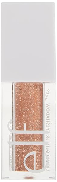E.L.F. LIQUID GLITTER EYESHADOW, LONG LASTING, QUICK-DRYING, OPAQUE, GEL-BASED EYESHADOW FOR CREATING HIGH-IMPACT, MULTI-DIMENSIONAL EYE LOOKS, FLIRTY BIRDY, 0.10 FL OZ
